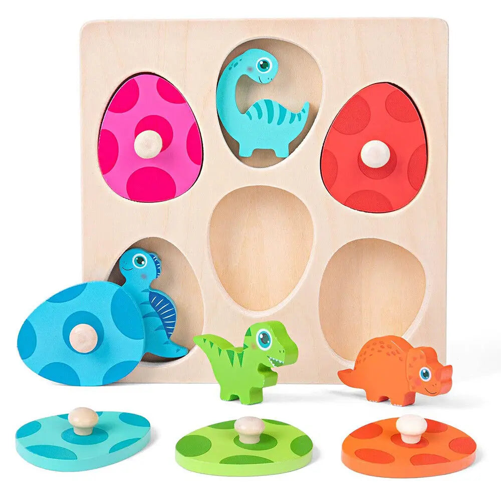 DinoMatch Montessori Egg Puzzles