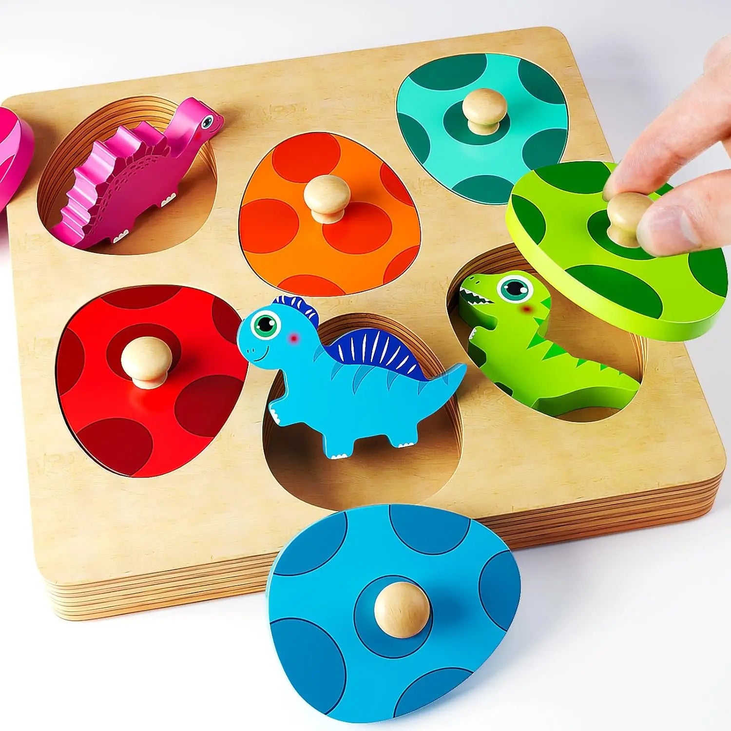 DinoMatch Montessori Egg Puzzles