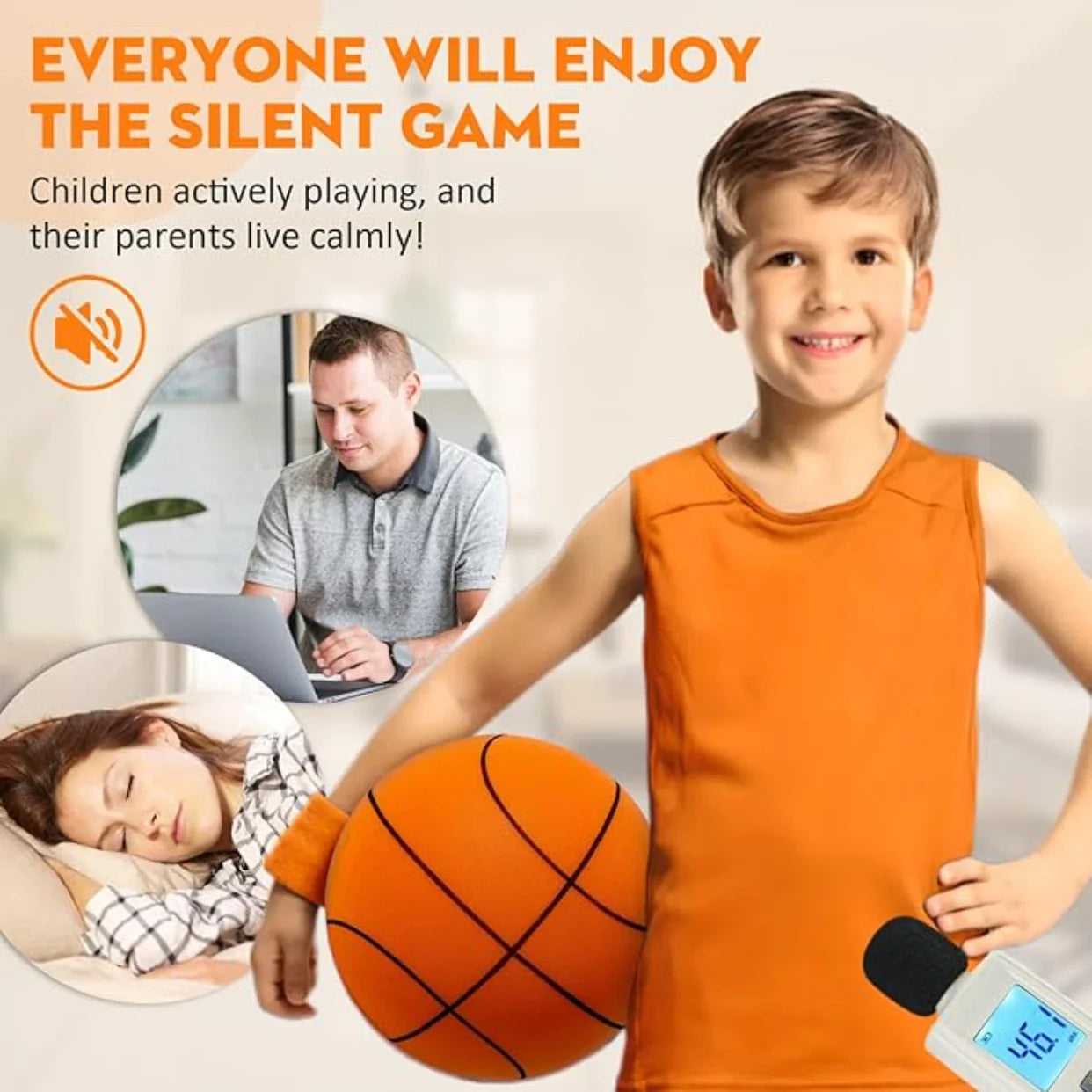 StealthDribble Pro Silent Basketball