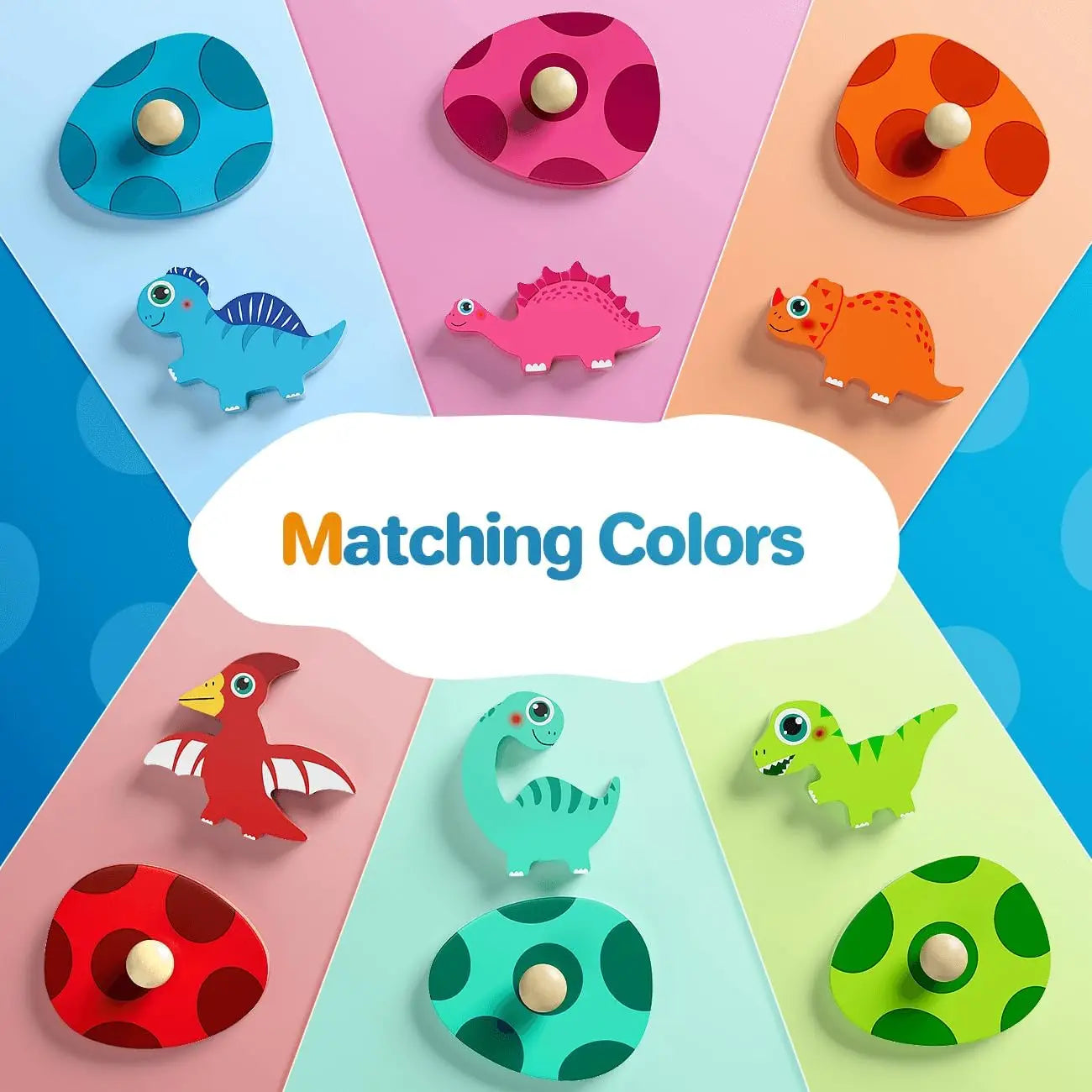 DinoMatch Montessori Egg Puzzles